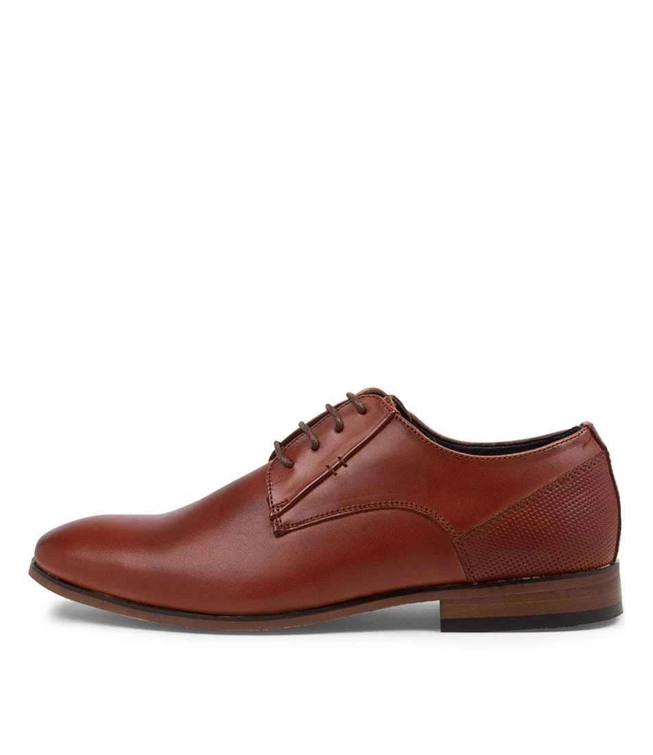 Riley Cognac Leather Lace Ups 3 Riley Cognac Leather Lace Ups