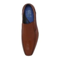 Assisi Cognac Leather Flat Shoes 11 Assisi Cognac Leather Flat Shoes -Lynx Shoes Shop CV10002T07LE 6