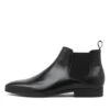 Alpha Black Leather Chelsea Boots