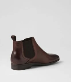 Alpha Dark Brown Leather Chelsea Boots -Lynx Shoes Shop CV10004E25LE 4