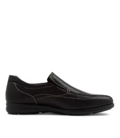 Stone Black Flat Shoes -Lynx Shoes Shop DA10053BLASM 5