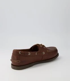 Anchor Rust Leather Boat Shoes -Lynx Shoes Shop DC10000R90LE 4