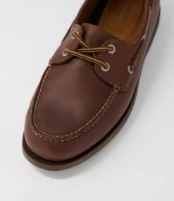 Anchor Rust Leather Boat Shoes -Lynx Shoes Shop DC10000R90LE 5