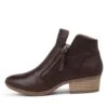 Zalen Choc Leather Ankle Boots -Lynx Shoes Shop DF10764E91LE 4