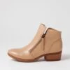 Zalen Cafe Leather Ankle Boots -Lynx Shoes Shop DF10764N43LE 2
