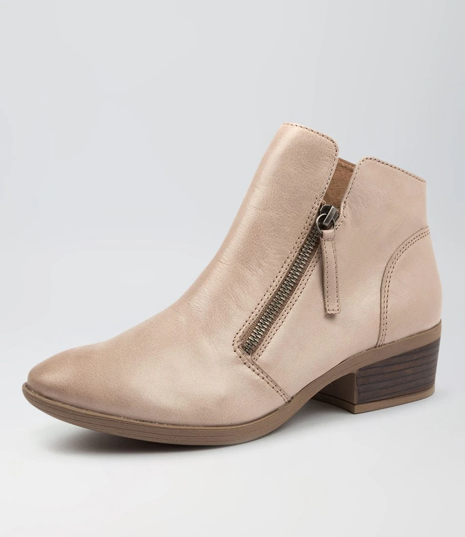 Zalen Dark Stone Leather Ankle Boots 4 Zalen Dark Stone Leather Ankle Boots - Image 2