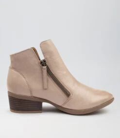 Zalen Dark Stone Leather Ankle Boots 9 Zalen Dark Stone Leather Ankle Boots -Lynx Shoes Shop DF10764ND9LE 4