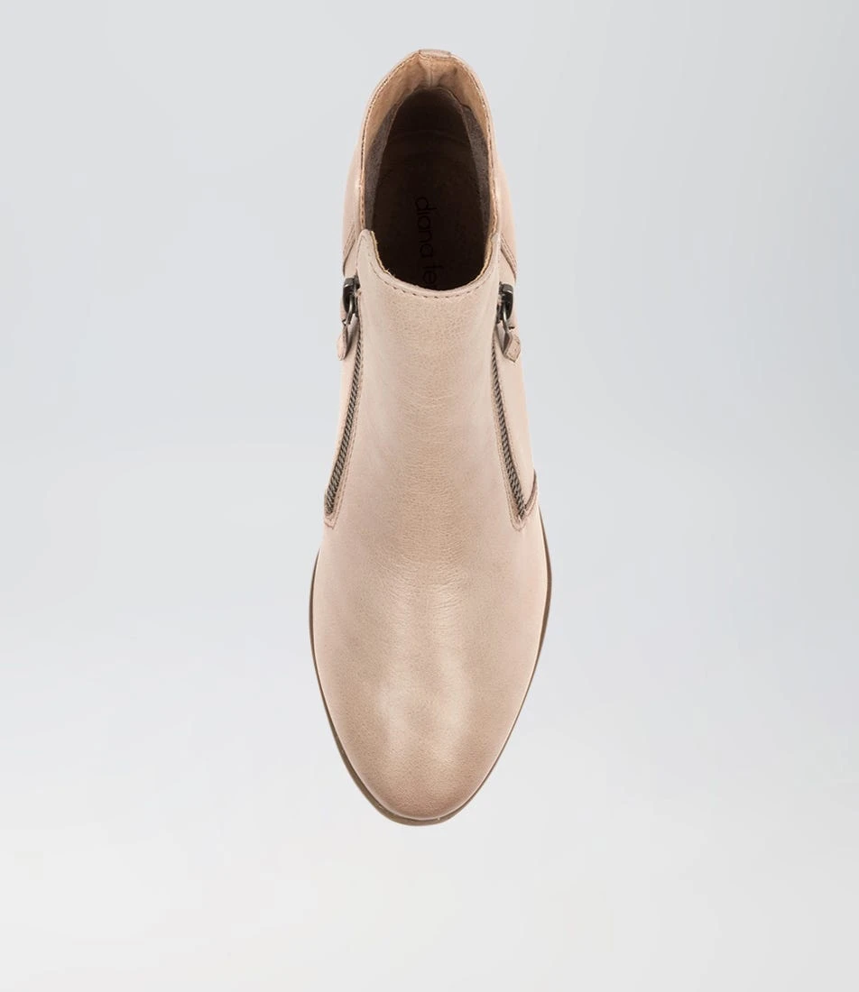 Zalen Dark Stone Leather Ankle Boots 7 Zalen Dark Stone Leather Ankle Boots - Image 5