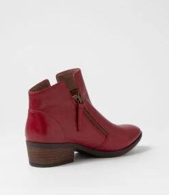 Zalen Pinot Leather Ankle Boots 9 Zalen Pinot Leather Ankle Boots -Lynx Shoes Shop DF10764RAPLE 4