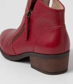 Zalen Pinot Leather Ankle Boots 11 Zalen Pinot Leather Ankle Boots -Lynx Shoes Shop DF10764RAPLE 6