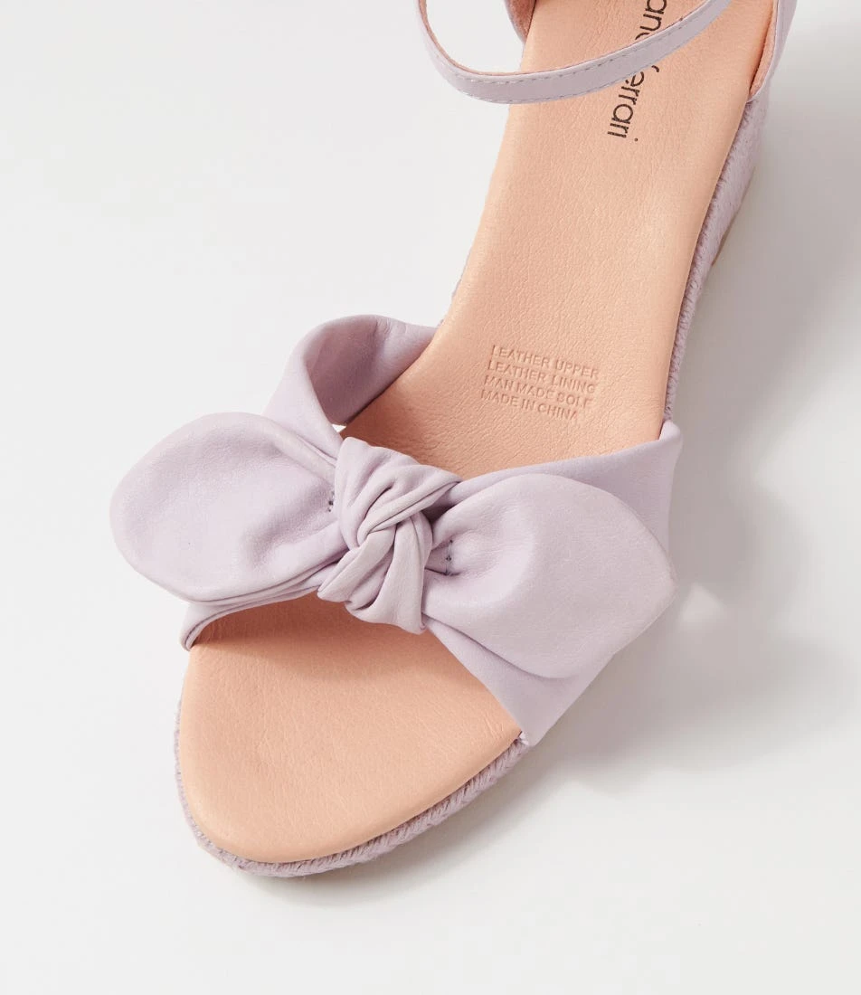 Jennalea Lilac Leather Rope Espadrilles 6 Jennalea Lilac Leather Rope Espadrilles - Image 4