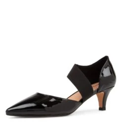 Citar Black Patent Leather Heels -Lynx Shoes Shop DF11181BLAPL 2