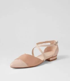 Dalba Nude Multi Leather Flat Shoes -Lynx Shoes Shop DF11186NDWLE 3