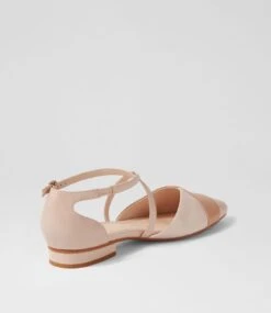 Dalba Nude Multi Leather Flat Shoes -Lynx Shoes Shop DF11186NDWLE 4