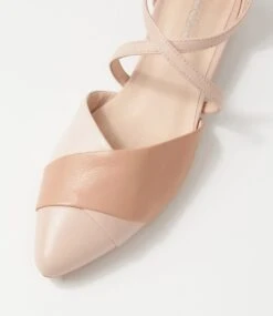Dalba Nude Multi Leather Flat Shoes -Lynx Shoes Shop DF11186NDWLE 5