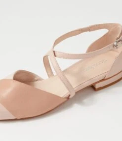 Dalba Nude Multi Leather Flat Shoes -Lynx Shoes Shop DF11186NDWLE 6