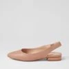Dyani Blush Leather Flat Shoes -Lynx Shoes Shop DF11202P00LE 2