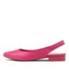 Dyani Fuchsia Leather Flat Shoes 1 Dyani Fuchsia Leather Flat Shoes -Lynx Shoes Shop DF11202P22LE 4
