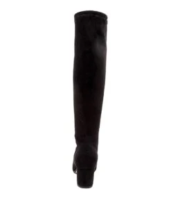 Irossi Black Mircosuede Knee High Boots 9 Irossi Black Mircosuede Knee High Boots -Lynx Shoes Shop DF11224BLAFT 3