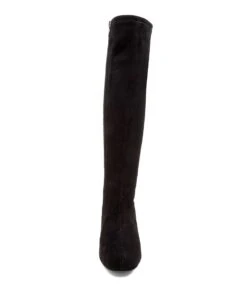 Irossi Black Mircosuede Knee High Boots 11 Irossi Black Mircosuede Knee High Boots -Lynx Shoes Shop DF11224BLAFT 6