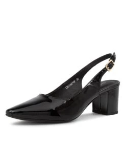 Lucine Black Patent Lea -Lynx Shoes Shop DF11239BLAPL 2