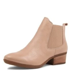 Zenna Cafe Leather Ankle Boots -Lynx Shoes Shop DF11279N43LE 2