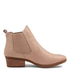 Zenna Cafe Leather Ankle Boots -Lynx Shoes Shop DF11279N43LE 5