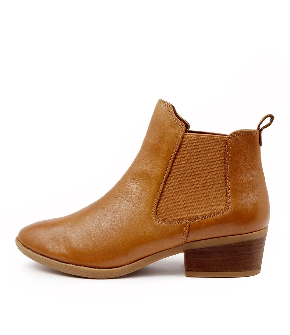 Zenna Whiskey Leather Ankle Boots 3 Zenna Whiskey Leather Ankle Boots
