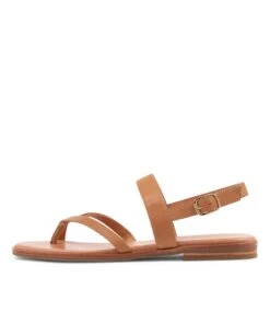Anord Light Camel Leather Sandals