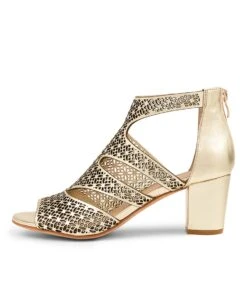 Callme Pale Gold Leather