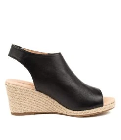 Jamcie Black Leather -Lynx Shoes Shop DF11384BLALE 5