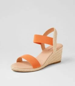 Jeppattie Apricot Elastic Sandals -Lynx Shoes Shop DF11385O8629 3