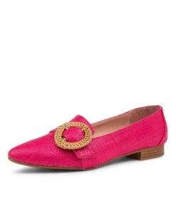 Denira Pink Flat Shoes -Lynx Shoes Shop DF11397PINXG 2
