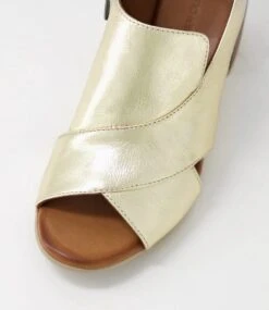Wondir Pale Gold Leather Sandals -Lynx Shoes Shop DF11476F39LE 5