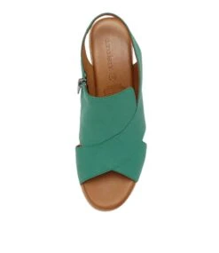 Wondir Emerald Leather Sandals -Lynx Shoes Shop DF11476H15LE 6