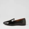 Senelna Black Patent Leather Loafers