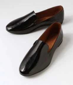 Senelna Black Patent Leather Loafers -Lynx Shoes Shop DF11487BLAPL 6
