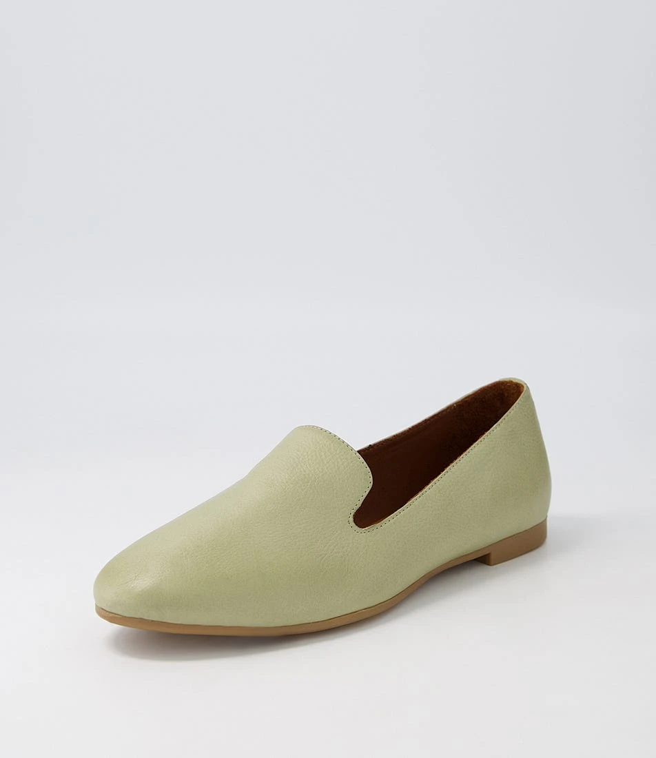 Senelna Khaki Leather Loafers 4 Senelna Khaki Leather Loafers - Image 2