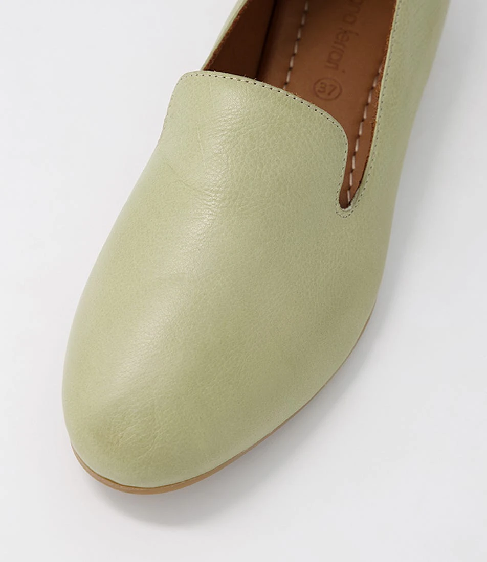 Senelna Khaki Leather Loafers 6 Senelna Khaki Leather Loafers - Image 4