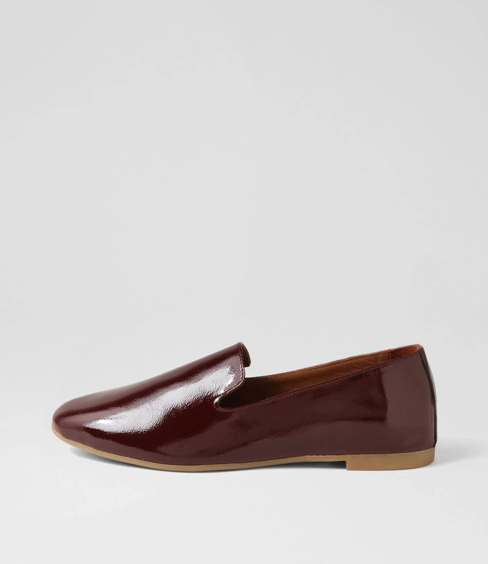 Senelna Deep Red Patent Leather Loafers 3 Senelna Deep Red Patent Leather Loafers