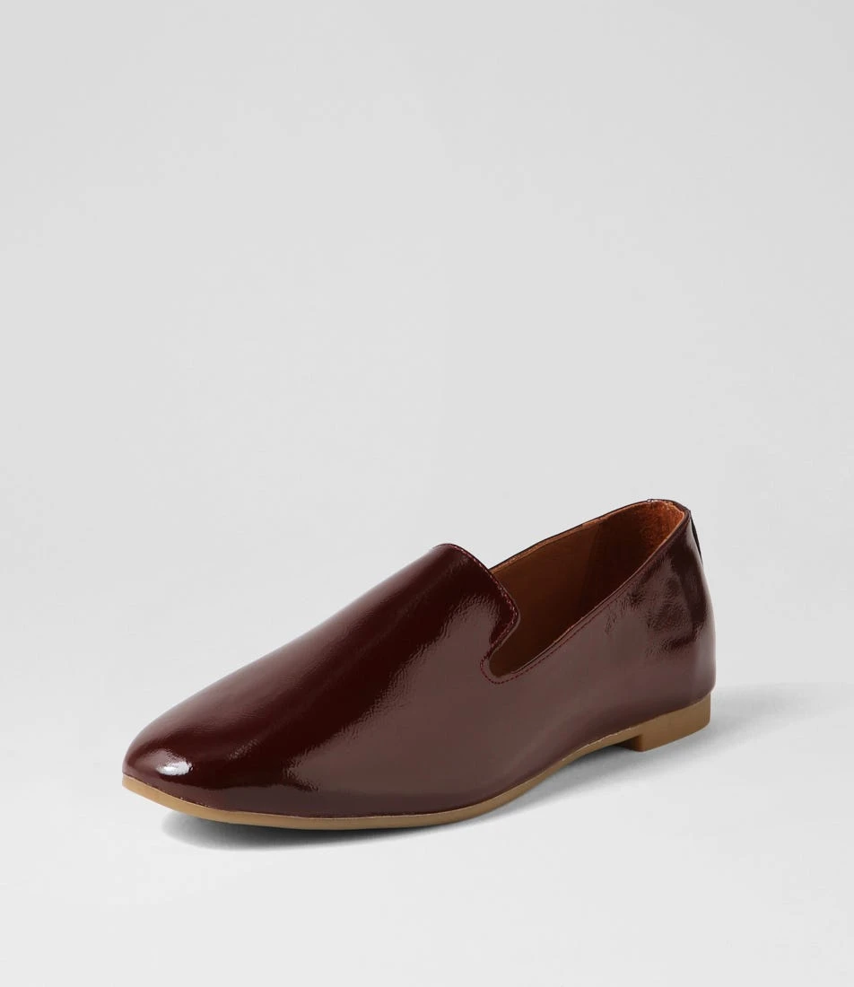 Senelna Deep Red Patent Leather Loafers 4 Senelna Deep Red Patent Leather Loafers - Image 2