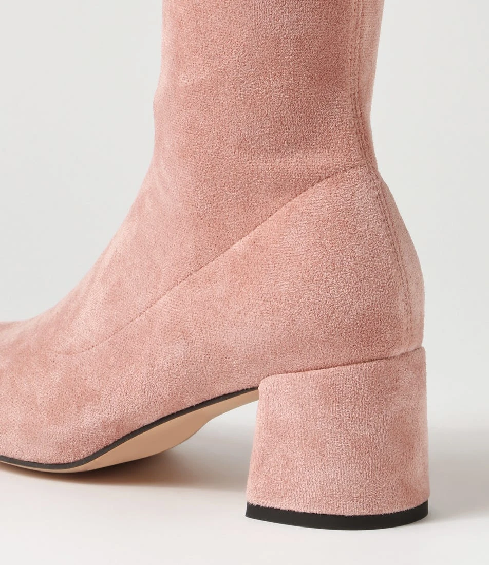 Cyrics Blush Stretch Microsuede Knee High Boots 7 Cyrics Blush Stretch Microsuede Knee High Boots - Image 5