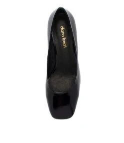 Cloud Black Patent Leather Pump Heels -Lynx Shoes Shop DF11635BLAPL 6