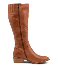 Giddy Cognac Leather -Lynx Shoes Shop DF11662T07LE 5