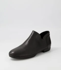 Ochand Black Leather Snake Ankle Boots 8 Ochand Black Leather Snake Ankle Boots -Lynx Shoes Shop DF11670BLAJL 3