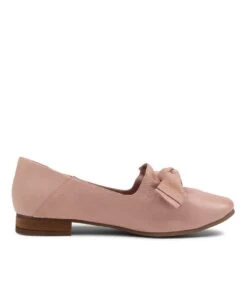 Tarry Blush Leather Loafers -Lynx Shoes Shop DF11688P00LE 5
