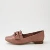 Tarry Rosewood Leather Flat Shoes -Lynx Shoes Shop DF11688RCKLE 2