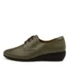 Gelloe Dk Olive Leather -Lynx Shoes Shop DF11722HBGLE 4