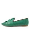 Lunna Emerald Leather Loafers 1 Lunna Emerald Leather Loafers -Lynx Shoes Shop DF11735H15LE 4