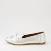 Lunna Silver Leather Loafers -Lynx Shoes Shop DF11735SILLE 2